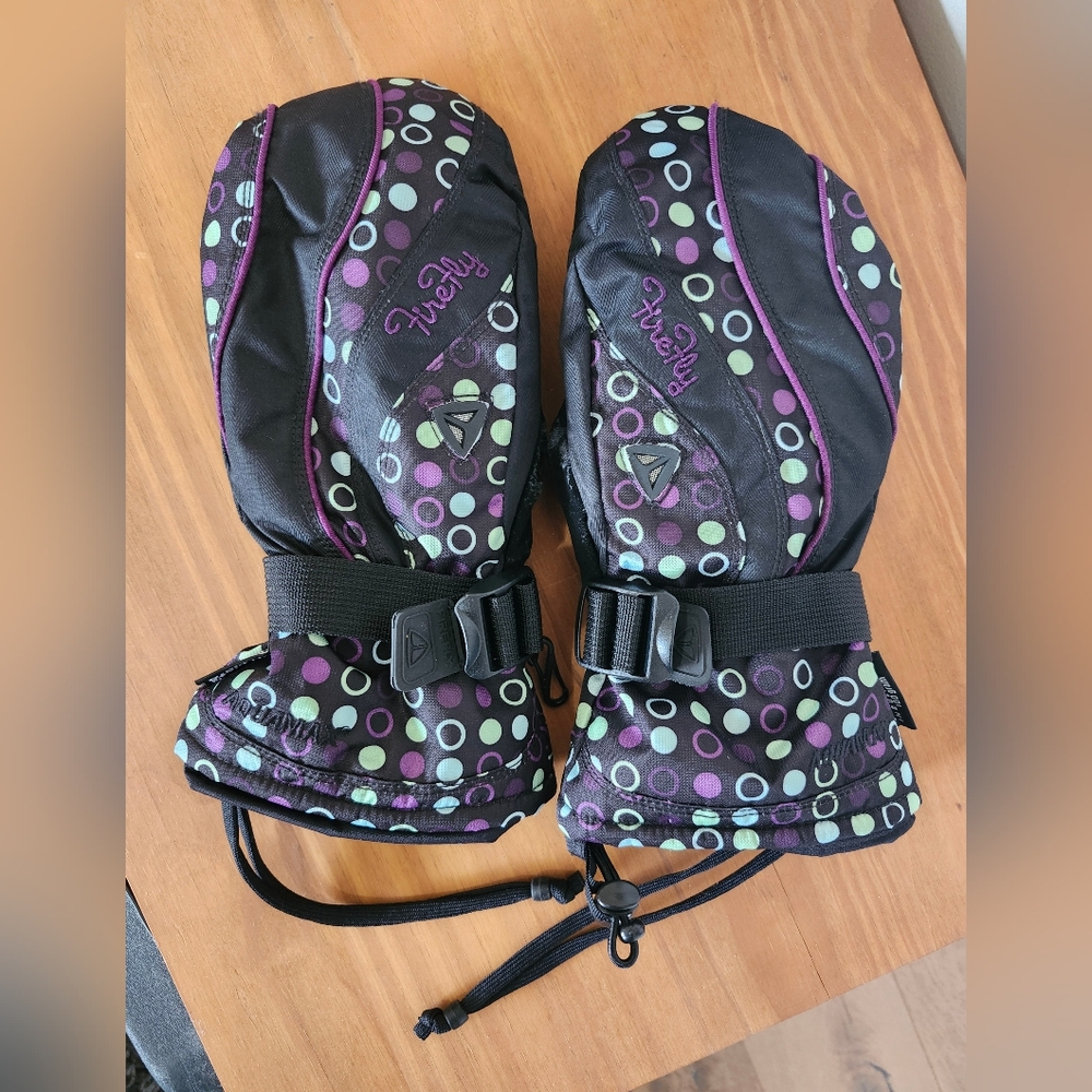 Firefly Polka Dot Winter Mittens